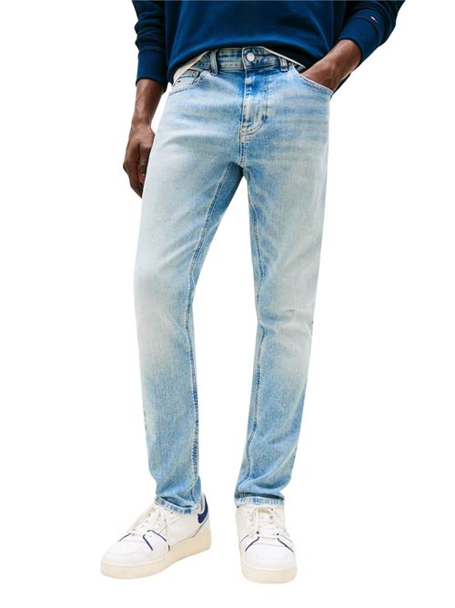 Jeans uomo in denim chiaro Tommy Jeans | DM0DM212361A5